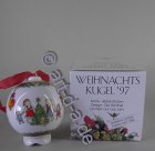 Hutschenreuther Weihnachtskugel Porzellan 1997