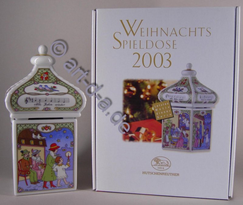 Hutschenreuther Weihnachtsspieldose 2003