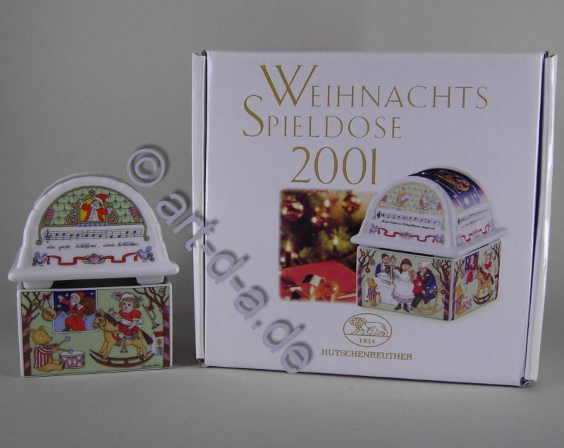 Hutschenreuther Weihnachtsspieldose 2001