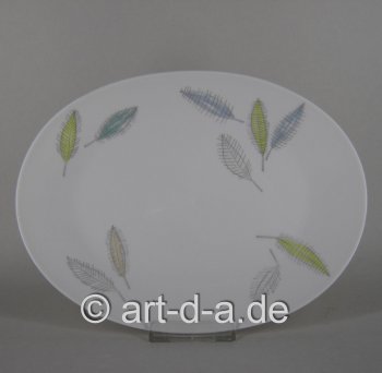 Platte, oval