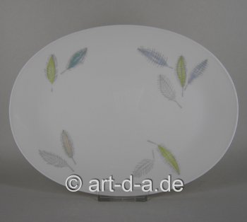 Platte, oval