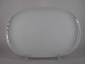 Platte, oval